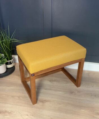 Miredo Wooden-Framed Velvet Bench 60x40cm