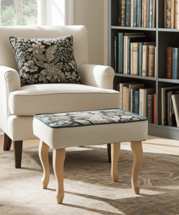 Orvito Footstool 60x40cm – Elegant Accent for Every Room