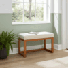 Premium Wooden-Framed Bench Handcrafted Irish Furniture
