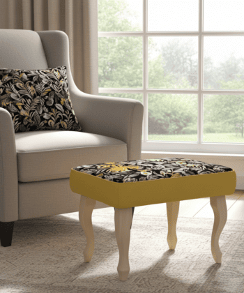 Verona Velvet Footstool – Elegant Accent for Your Home