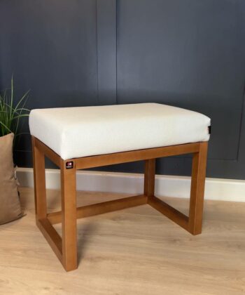 Wooden-Framed Bench 60x40cm