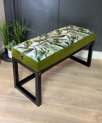 Wooden-Framed Bench100x40cm
