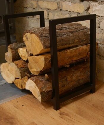 Decorative Fireplace Rack, Firewood Holder, Fireplace Rack Firewood Storage For Indoor Or Outdoor
