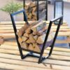 V-Frame Firewood Rack – Modern Log Holder for Stylish Homes