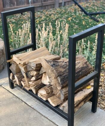 Decorative Fireplace Rack Firewood Holder Firewood Storage