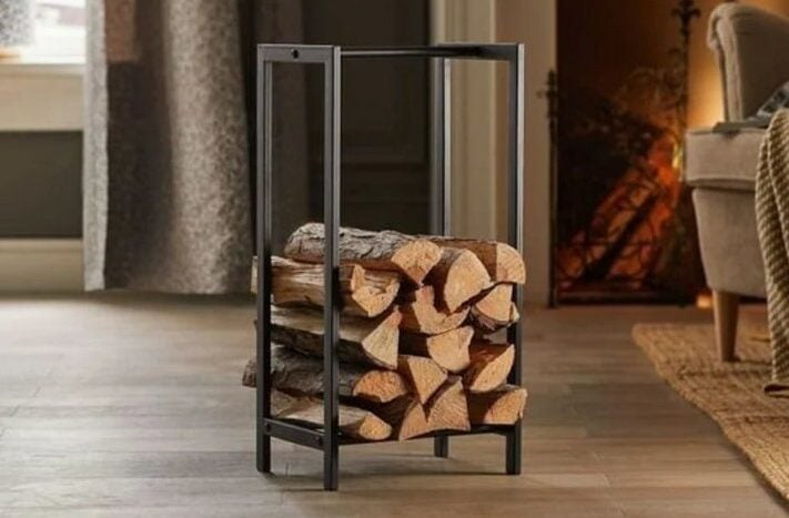 Firewood Racks Ireland | Bespoke Metal Log Stores | PouffeLOVE