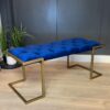 Metal-Framed Bench 100x40cm
