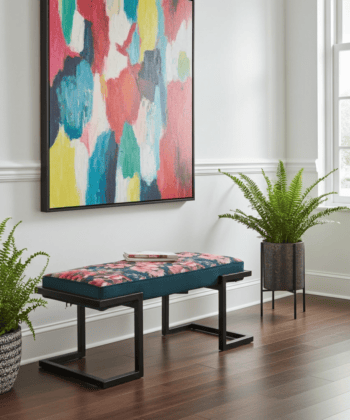 The Metal-Framed Bench 100x40cm CosyNook 31