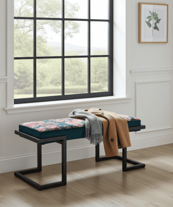 The Metal-Framed Bench 100x40cm CosyNook 31
