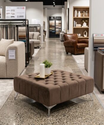 Elegant Stylish Chesterfield Lux Coffee Table – Velvet, Rectangle,Tufted, Gold Legs