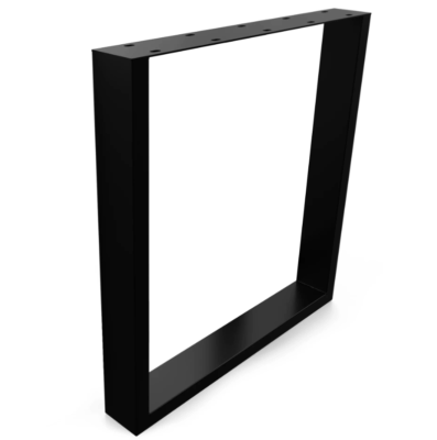 Metal Table Legs Rectangle Loft Style 90x72 cm Set of 2