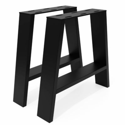 Metal Table Legs Type A Loft Style 82x72 cm Set of 2