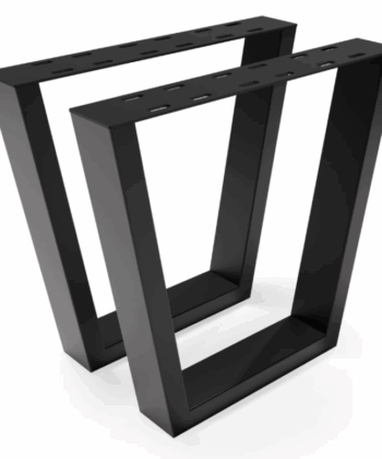 Metal Table Legs Type V Loft Style 44x40 cm Set of 2