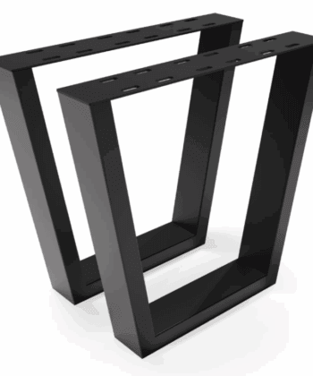Metal Table Legs Type V Loft Style 44x40 cm Set of 2