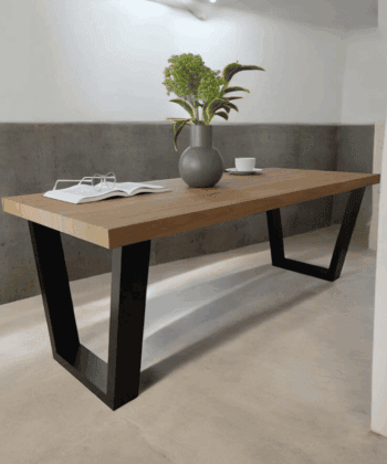 Metal Table Legs Type V Loft Style 44x40 cm Set of 2