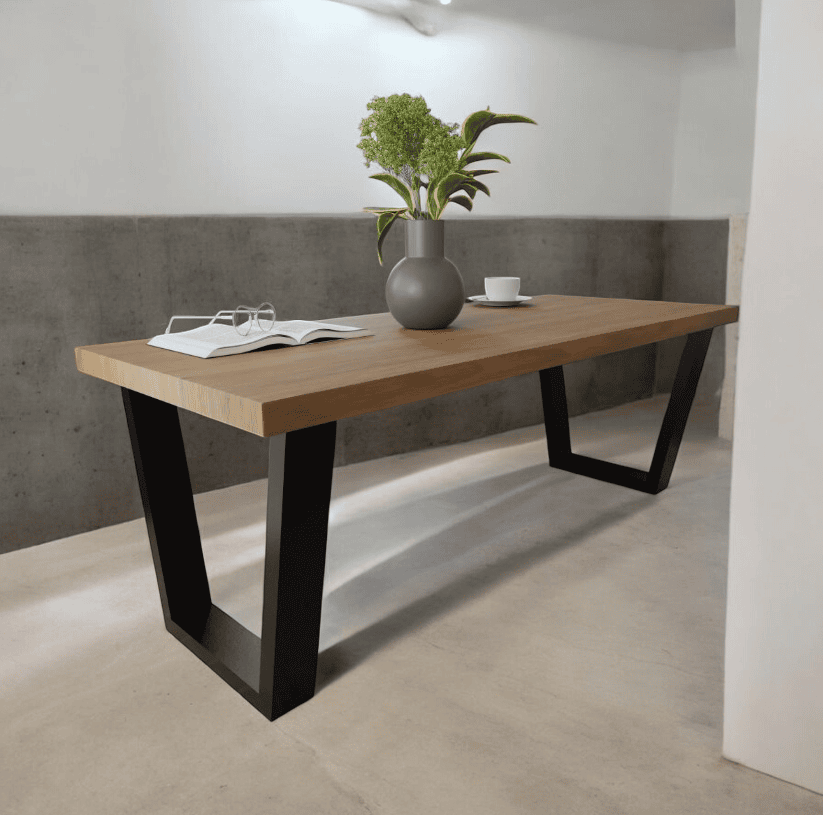 Metal Table Legs Type V Loft Style 44x40 cm Set of 2