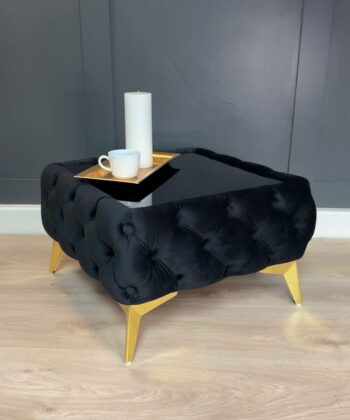 Black Coffee Table 63x63x35cm