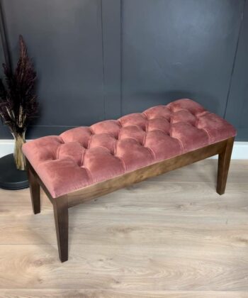 LuxeCraft Velvet Bench
