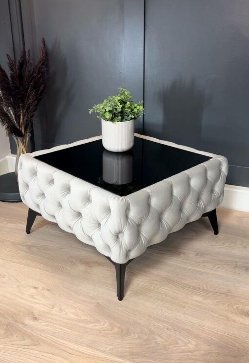 Beige Coffee Table 63x63x35cm