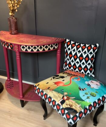Wonderland Charm Console Table Set 78x30x80