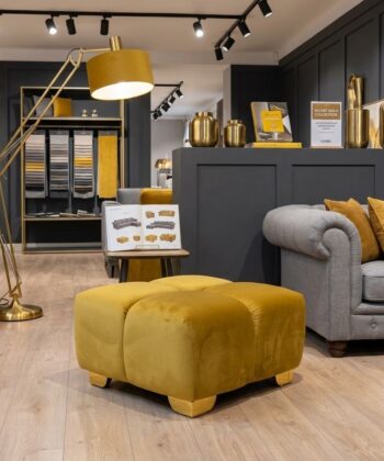 Bubble Cube Pouffe – Velvet Upholstery, Designer Accent Seat