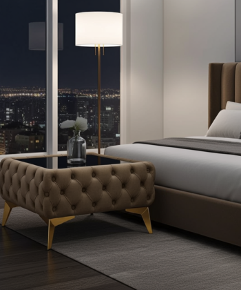 Luxury Velvet Chesterfield  Coffee Table 63x63x35cm Square Velvet