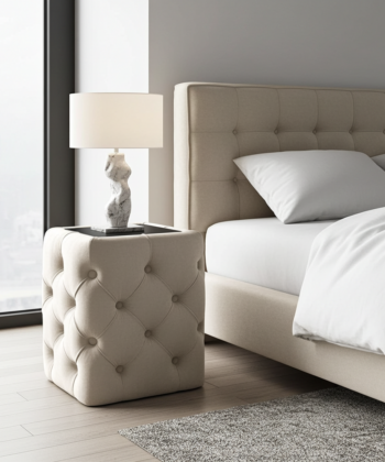 Luxurious Chester Velvet Nightstand