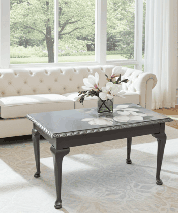 Artistic Solid Wood Coffee Table for Elegant Living Rooms