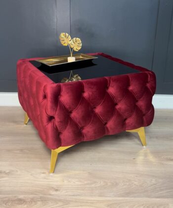 Red Coffee Table 63x63x45cm