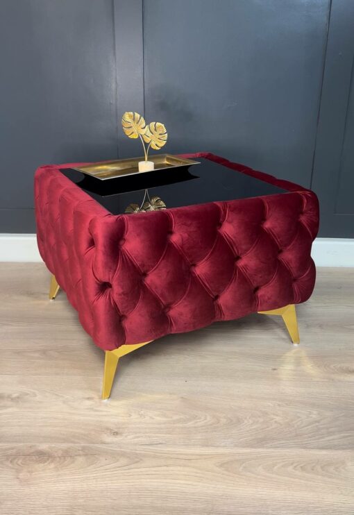 Red Coffee Table 63x63x45cm