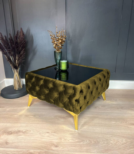 Amber Green Coffee Table 63x63x35cm