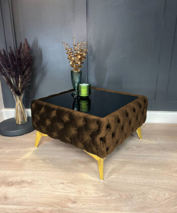 Chocolate Brown Coffee Table 63x63x35cm