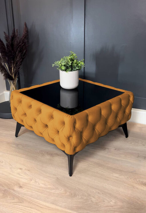 Gold Coffee Table 63x63x35cm