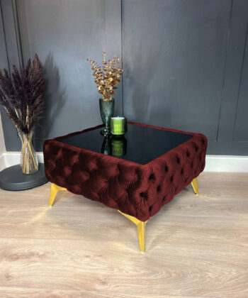 Ruby Red Coffee Table 63x63x35cm