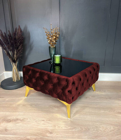 Ruby Red Coffee Table 63x63x35cm