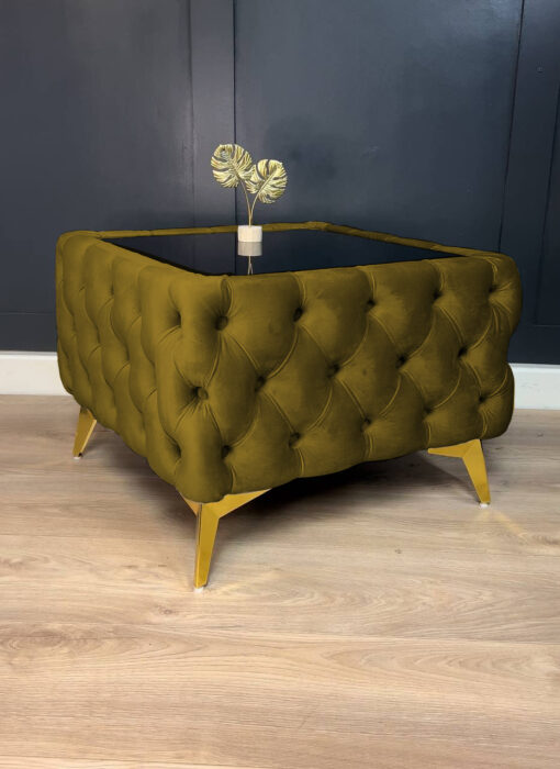 Amber green Coffee Table 63x63x45cm