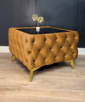 Gold Coffee Table 63x63x45cm