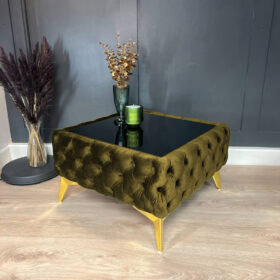 Amber Green Coffee Table 63x63x35cm