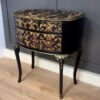Baroque Elegance Side Table – Black and Gold
