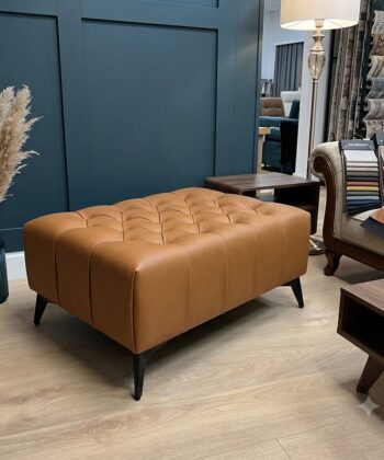 Chesterfield Coffe Table/Footstool Eco Leather