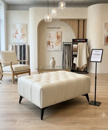 Chesterfield Coffe Table/Footstool Eco Leather