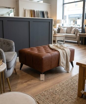 Chesterfield Coffe Table/Footstool Eco Leather