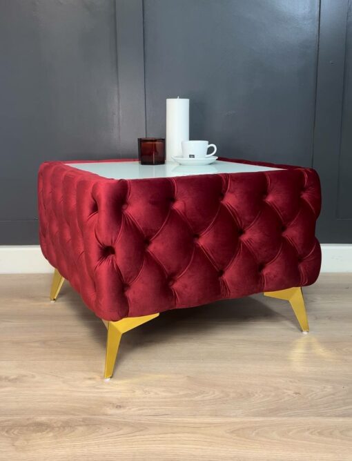 Red Coffee Table 63x63x45cm