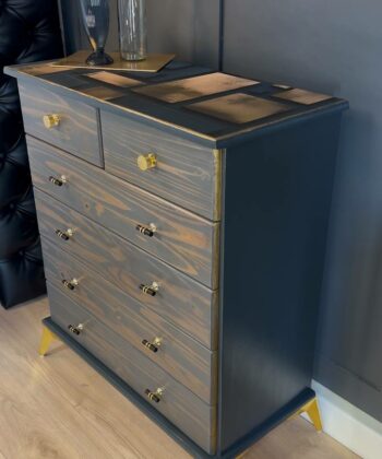 Greywood Glamour Luxe Chest – Elegant 6-Drawer Storage