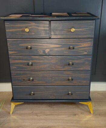 Greywood Glamour Luxe Chest – Elegant 6-Drawer Storage