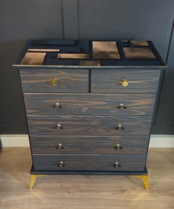 Greywood Glamour Luxe Chest – Elegant 6-Drawer Storage