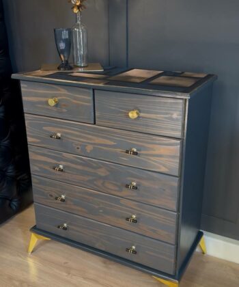Greywood Glamour Luxe Chest – Elegant 6-Drawer Storage