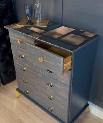 Greywood Glamour Luxe Chest – Elegant 6-Drawer Storage