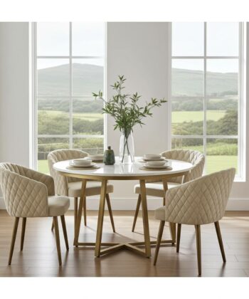 Aurora Gold Round Table