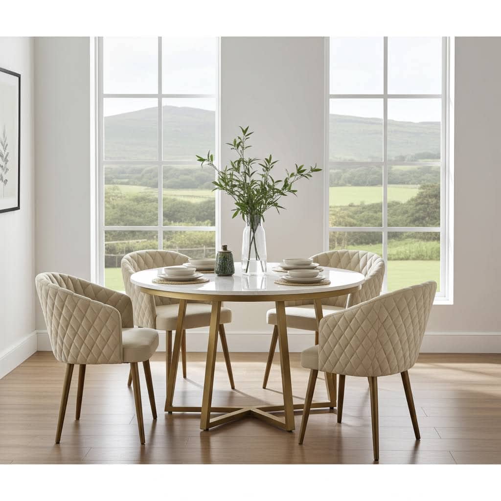 Aurora Gold Round Table